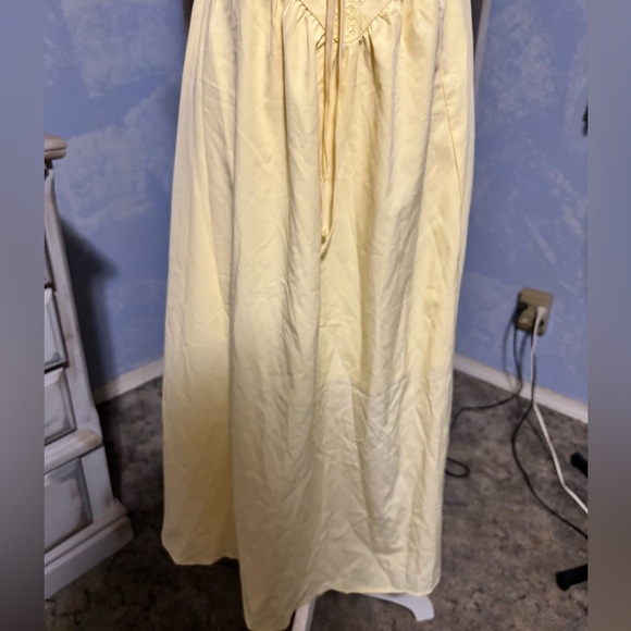 Marthea Yellow Corset Midi Dress Bustier Sundress Cottagecore XS NWT - Picture 6 of 13